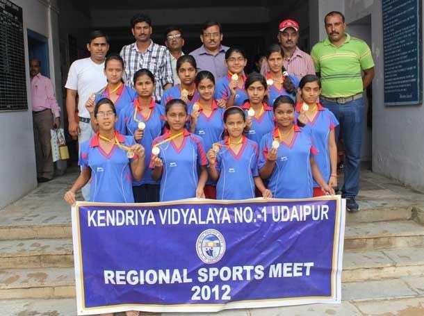 Udaipur KV Girls Win Hockey Tournament