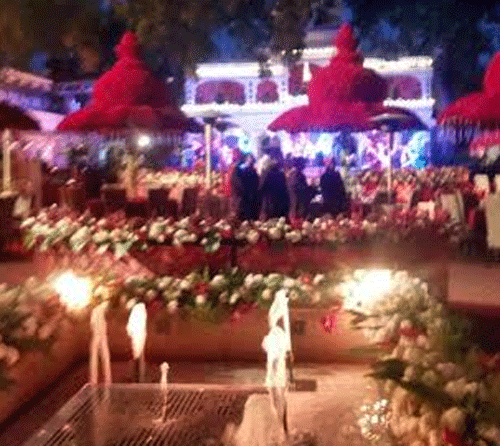 Celebrity guests arrive in Udaipur for Royal Wedding