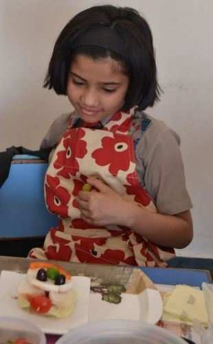 Students turn Chefs – Intra Class Sandwich making Competition at Seedling