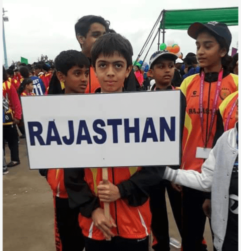 DPS student Rudra Chaplot represents Rajasthan in Roller Skating