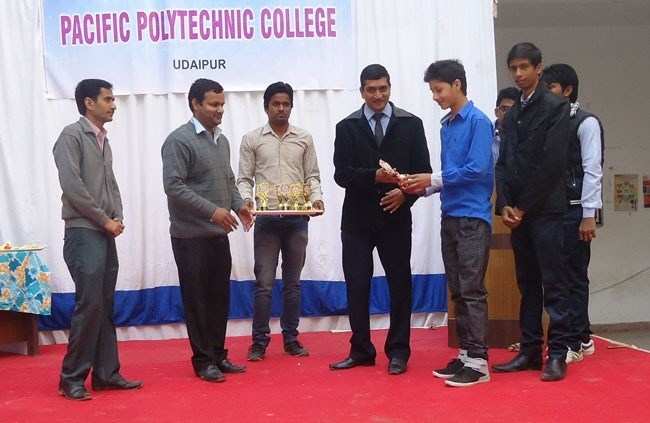 Prize distribution at Pacific Polytechnic