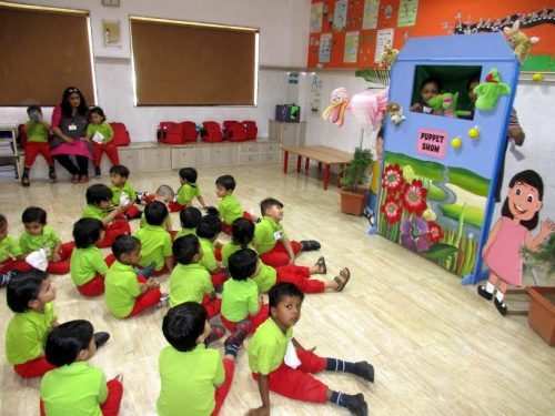 Puppet show organised at Witty