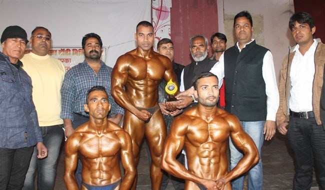 District level Bodybuilding Competition held at Alok School