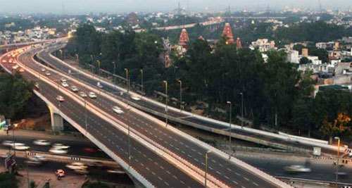 Elevated road from Udiapole to Court Circle