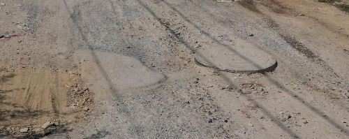 Despicable condition of roads in colonies and on main commute areas