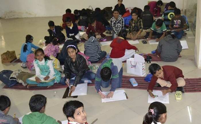 Poster Making Competition Enthralls School students