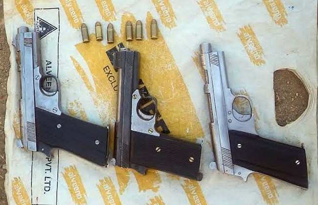 3 Pistol Seized from Kotra, 1 arrested
