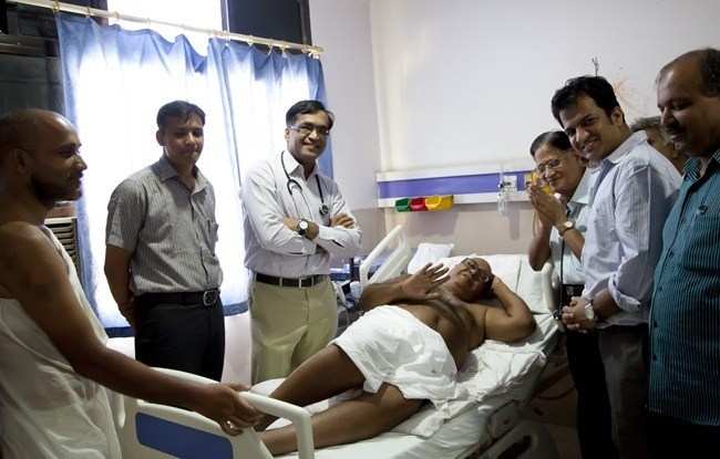 Acharya Jayantsen Suriswarji admitted to Hospital