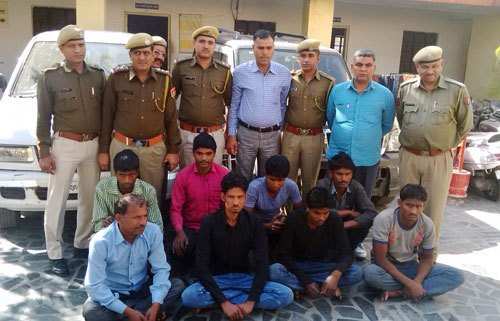 8 gang members of Sandalwood Theft busted