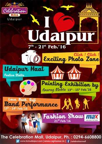 Show your love for Udaipur, with Celebration Mall’s “I Love Udaipur” event