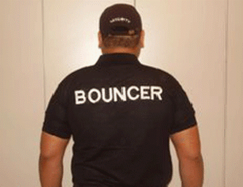 Bouncer arrested for misconduct with ADM