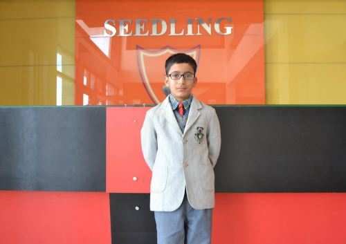 Seedling student poster gets placed in Go Green Save Earth Calendar