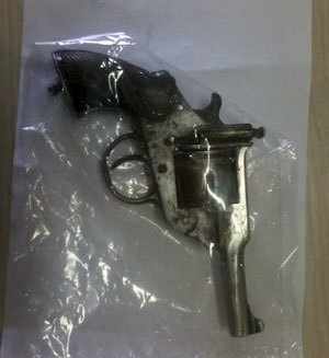 One arrested with illegal weapon