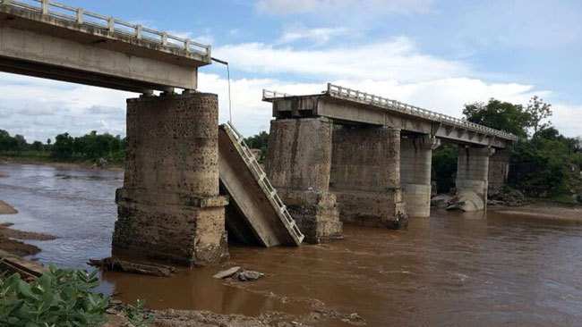 Eight Villages go into seclusion due to Bridge Collapse