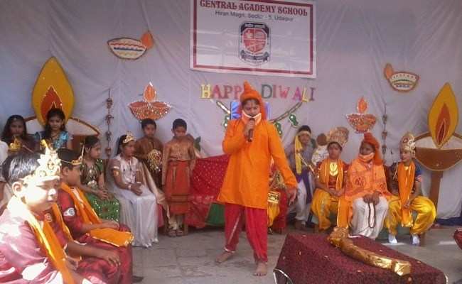 Pomp and Show of Diwali Celebration at Central Academy Sector-5