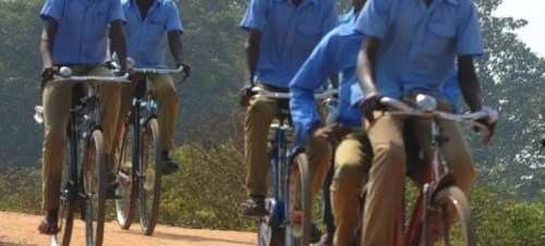 Cycles gifted to students-Teacher’s efforts fruitful