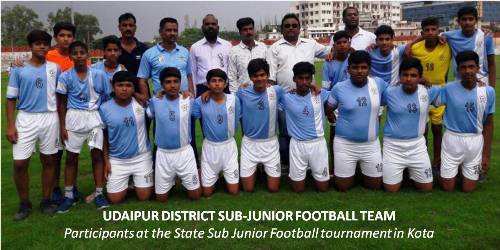 Udaipur District Sub-Junior Football team | Captain Dipendra Soni
