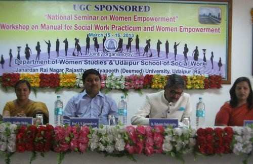 National Seminar on Women Empowerment at JRNRVU
