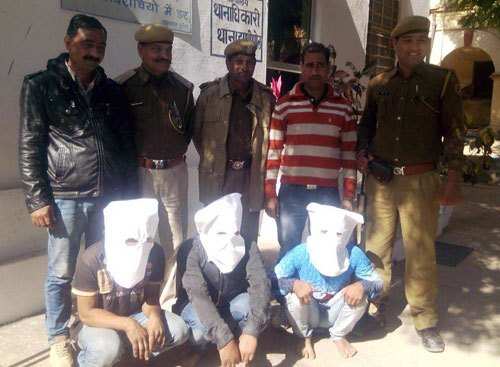 Three Arrested for Looting Bhilwara Businessman