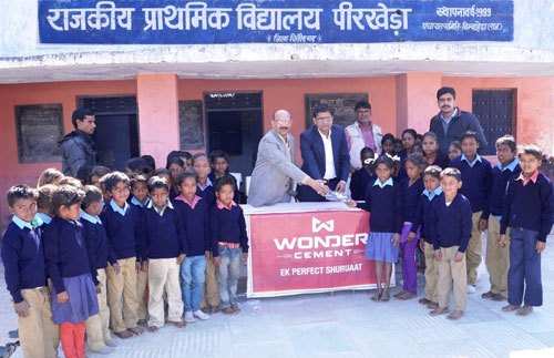 Wonder Cement distributes Sweaters to Govt School Students