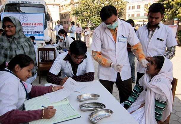 Dental Checkup Camp conducted in School