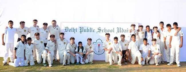 Friendly Cricket Match between Helpmaakers South Africa and DPS, Udaipur