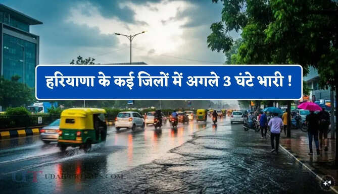 हरियाणा के हिसार समेत कई जिलों में अगले 3 घंटे भारी ! तेज आंधी के साथ बारिश की चेतावनी