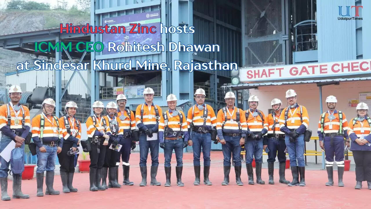 Hindustan Zinc hosts ICMM CEO Rohitesh Dhawan at Sindesar Khurd Mine, Rajasthan