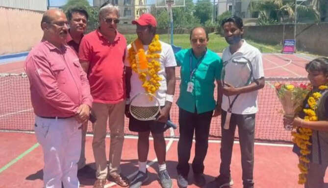 Udaipur Tennis Marathon Tennis Record in Udaipur Mohan Salvi Tennis Coach in Udaipur