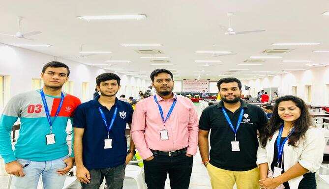 गिट्स के विद्यार्थियों ने हैदराबाद में राष्ट्रीय स्तर&nbsp;हैकाथन चैलेन्ज&nbsp;में किया उत्कृष्ट प्रदर्शन