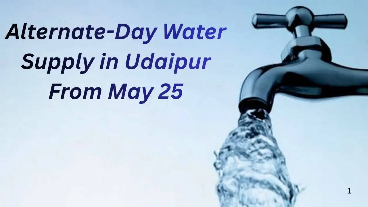 PHED announces alternate-day water supply schedule in Udaipur Smart City area from May 25, 2026