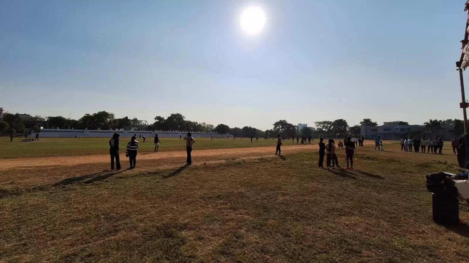 Chartered Accountants participating in ICAI Udaipur Athletic Meet 2026 at MB College Ground
