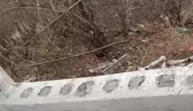 Railing Collapsed Neemuch Mata Temple