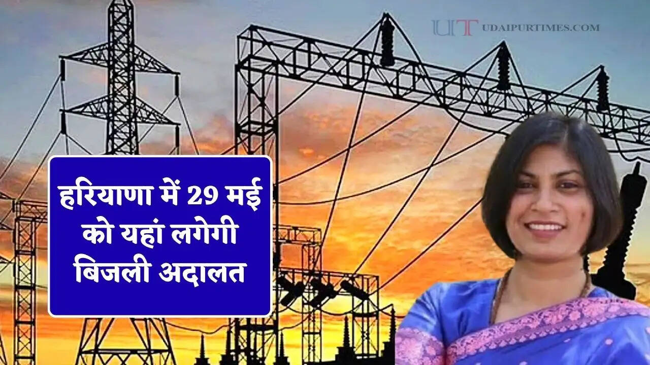 हरियाणा में 29 मई को यहां लगेगी बिजली अदालत, तुरंत होगा समस्या का समाधान&nbsp;