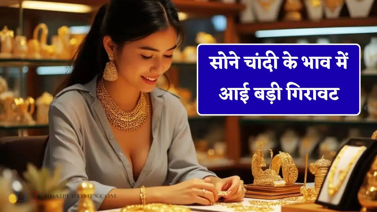 सोने चांदी के भाव में आई बड़ी गिरावट, जाने अपने शहरों के ताजा भाव&nbsp;