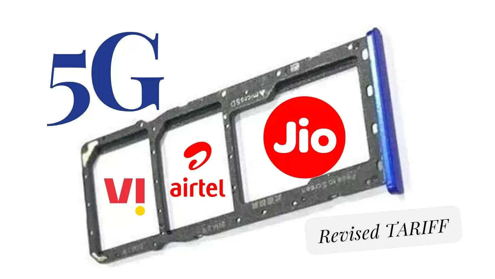 Jio, Vodafone-Idea and Airtel hike Tariff by as much as 71 Percent; Check New 5G Tariff here...