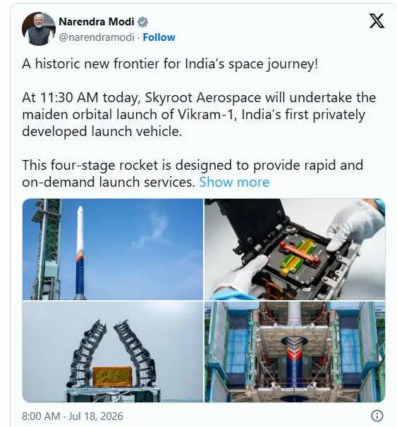 PM Modi on X