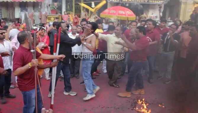 Fire Accident During Religious Procession 
