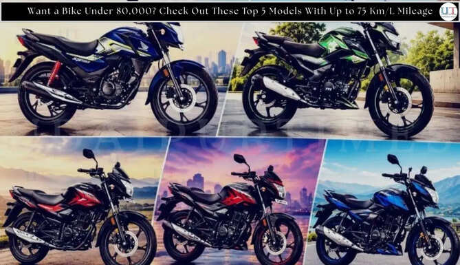 Rajasthan Automobile News Want a Bike Under Rs 80,000 Check Out These Top 5 Models With Up to 75 KmL Mileage