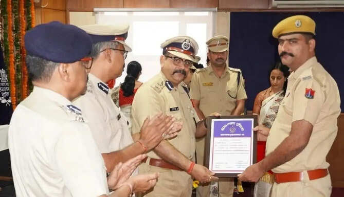 udaipur Policeaman Awarded