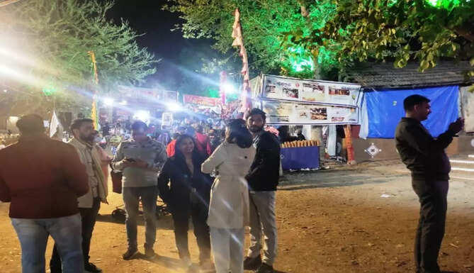 no mask st shilpgram utsav 2022