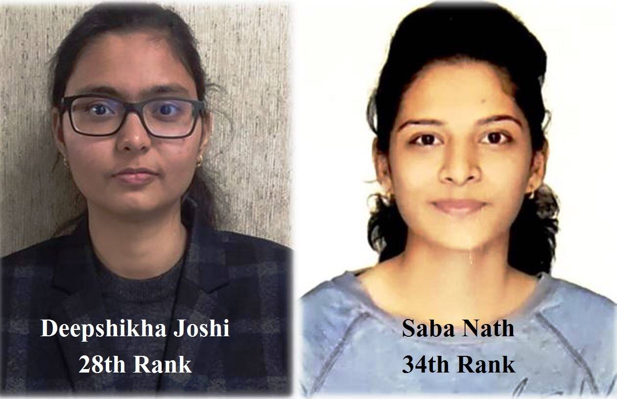 Making Udaipur proud | Saba Nath & Deepshikha qualify for Merit Rank Certificate from ICAI