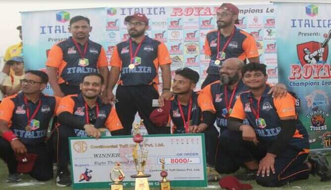 Royals bag trophy in&nbsp;Italica Royal Champion League Cricket