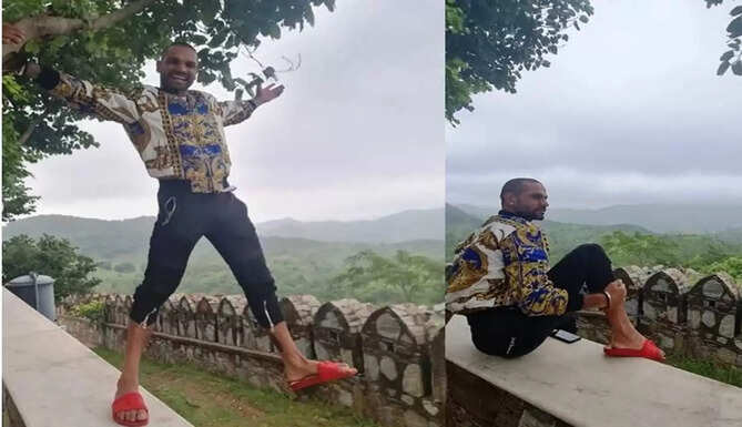 shikhar dhawan in udaipur