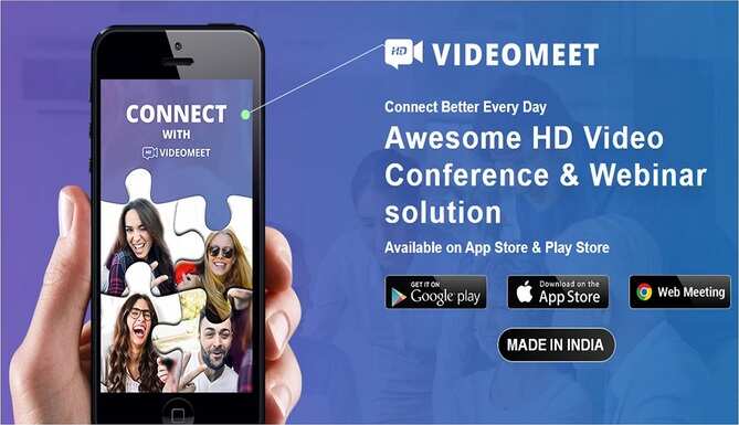 Made in India | VIDEOMEET empowers schools and colleges for online classes and e-learning