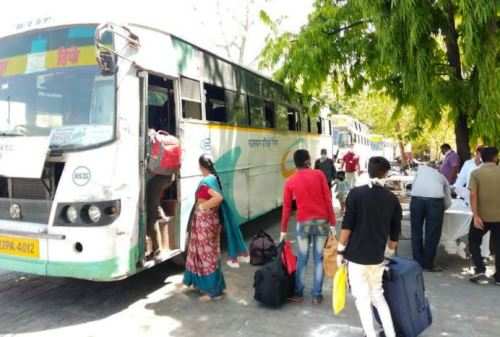 उदयपुर से जम्मू कश्मीर के 31 प्रवासियों को भेजा रोडवेज बसों से