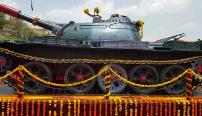 T55 will now be a prized possession of Udaipur unveiled at Pratap Smarak Moti Magri Udaipur