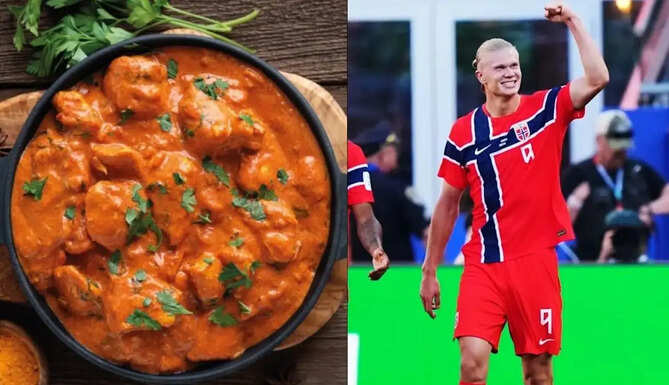 Norway and Manchester City striker Erling Haaland speaks about his favourite Indian food while maintaining his strict fitness and recovery routine.