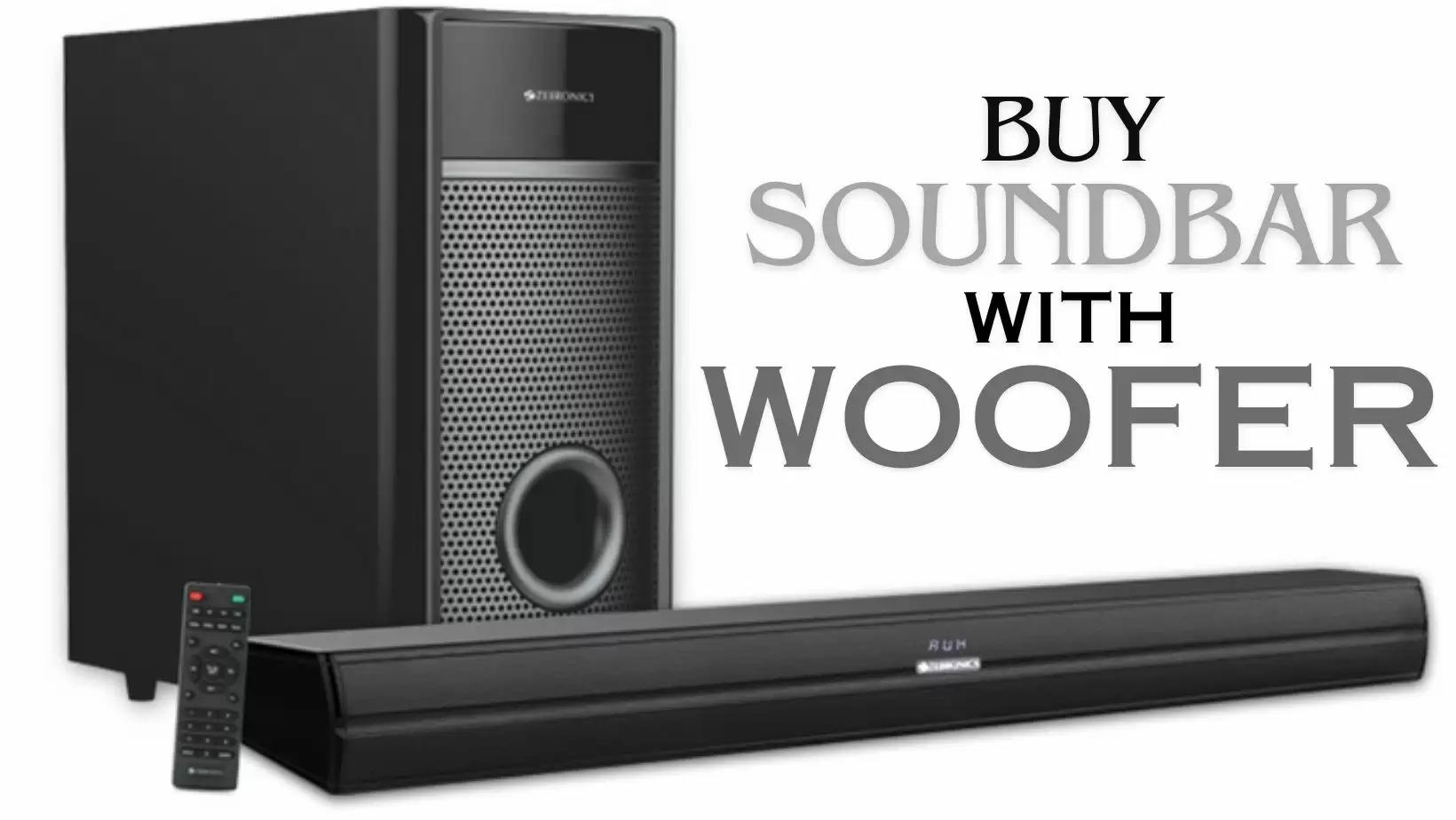 Reasons to buy a soundbar with a woofer