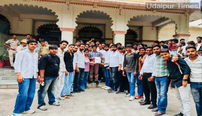 ABVP Protest in Udaipur
